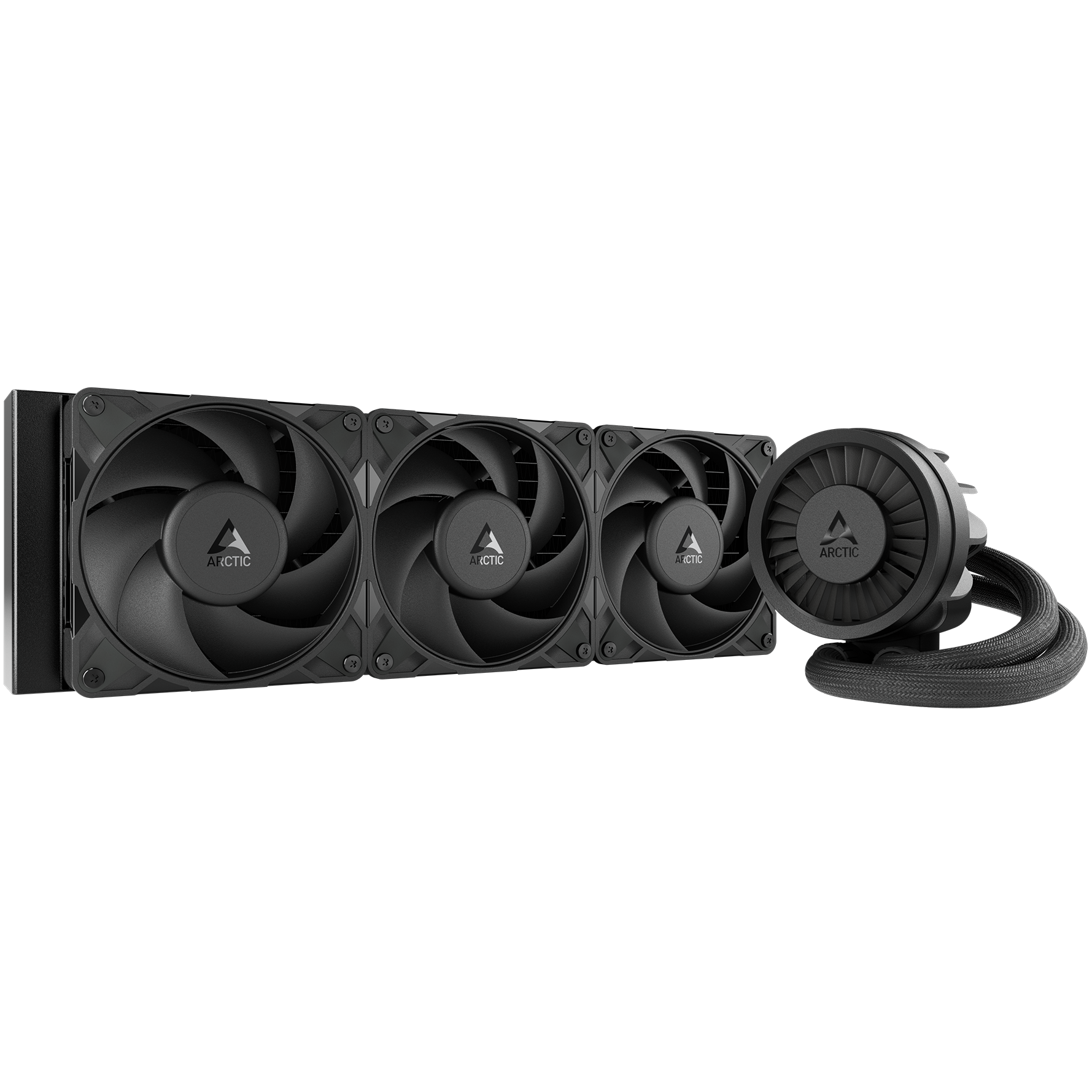 A large main feature product image of EX-DEMO ARCTIC Liquid Freezer III Pro 360mm AIO Liquid CPU Cooler (Black)