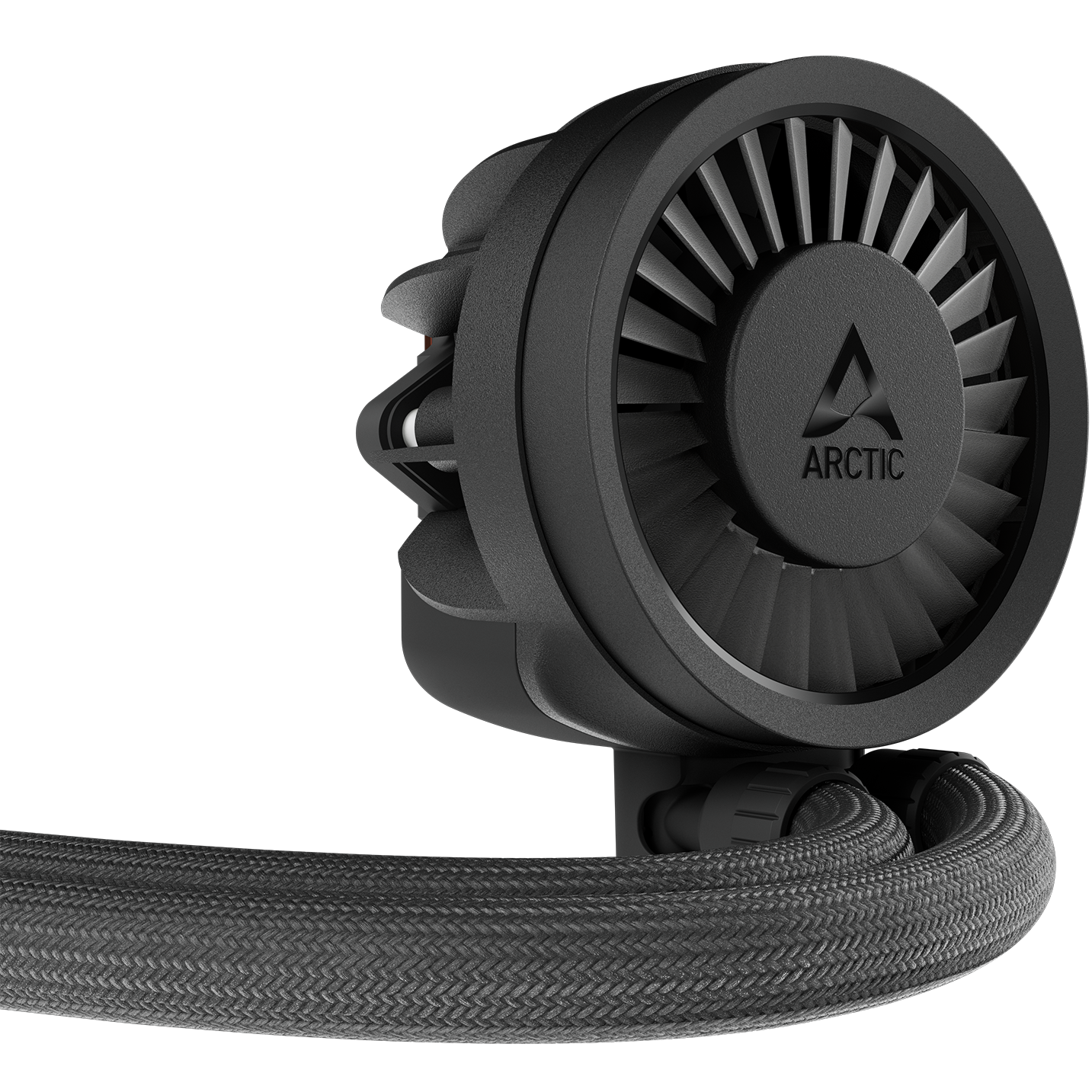 A large main feature product image of EX-DEMO ARCTIC Liquid Freezer III Pro 360mm AIO Liquid CPU Cooler (Black)