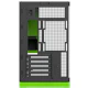 A small tile product image of Geometric Future Model 3 - Micro Tower Glass Case (Black/Green)
