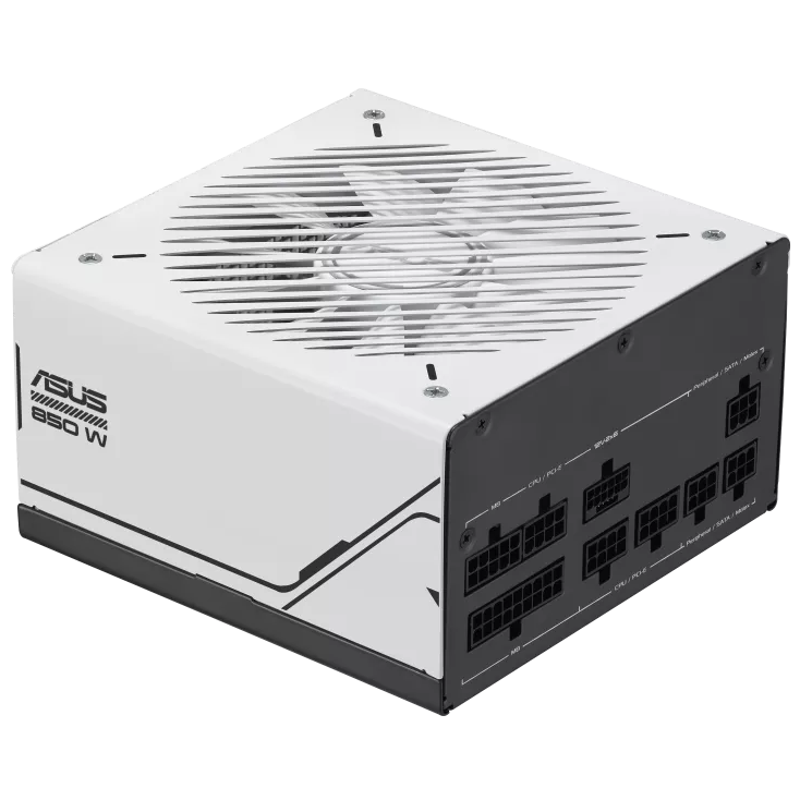 A large main feature product image of EX-DEMO ASUS PRIME- 850W Gold ATX 3.1 Modular PSU 
