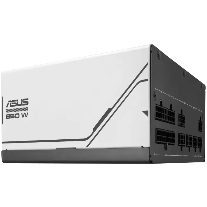 A large main feature product image of EX-DEMO ASUS PRIME- 850W Gold ATX 3.1 Modular PSU 