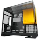 A small tile product image of Geometric Future Model 3 - Micro Tower Glass Case (Black/Yellow)