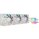 A small tile product image of Geometric Future Eskimo Plus 360mm ARGB AIO Liquid CPU Cooler w/ 30mm Fans (White)