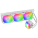 A small tile product image of Geometric Future Eskimo Pro 360mm ARGB AIO Liquid CPU Cooler (White)