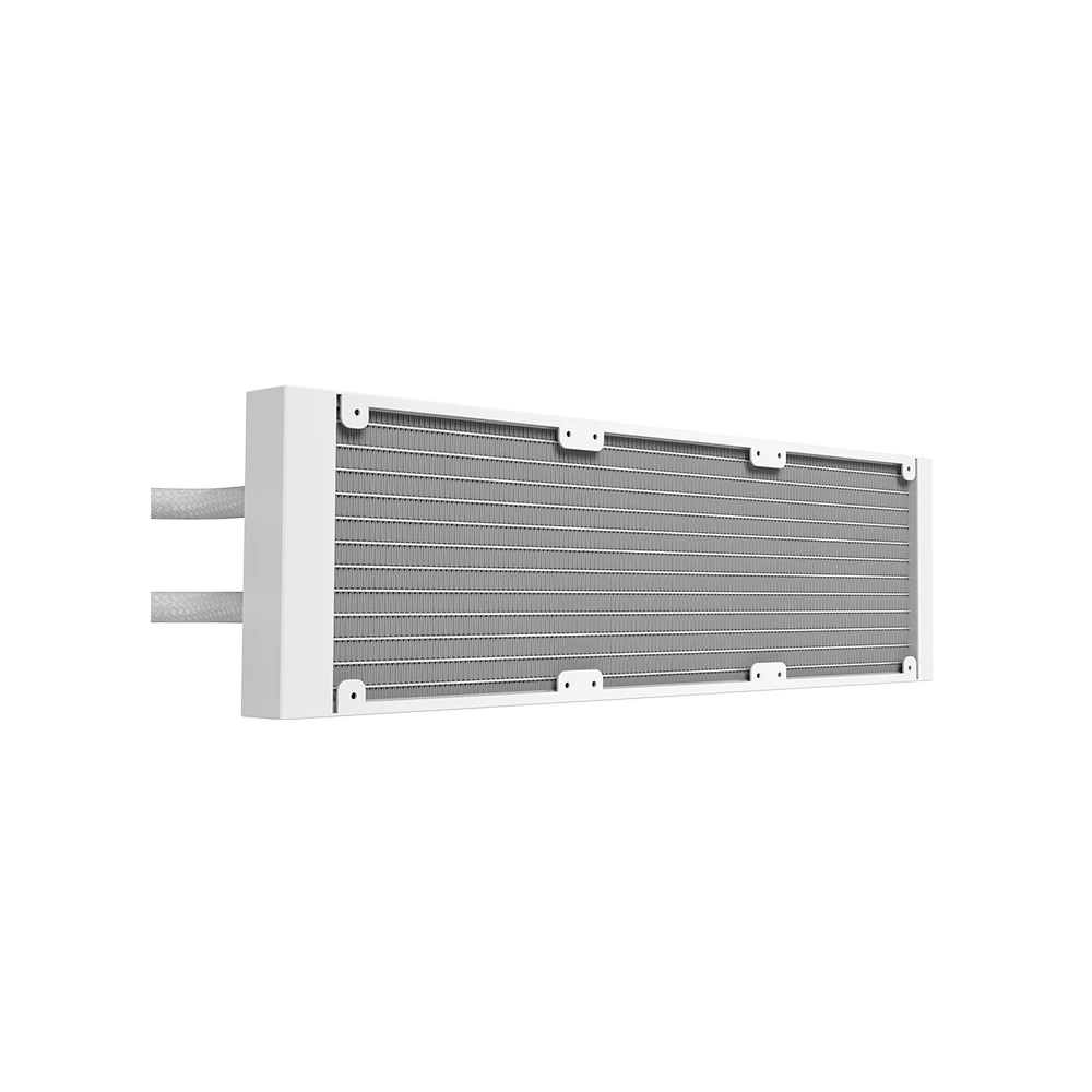 A large main feature product image of Geometric Future Eskimo Pro 360mm ARGB AIO Liquid CPU Cooler (White)