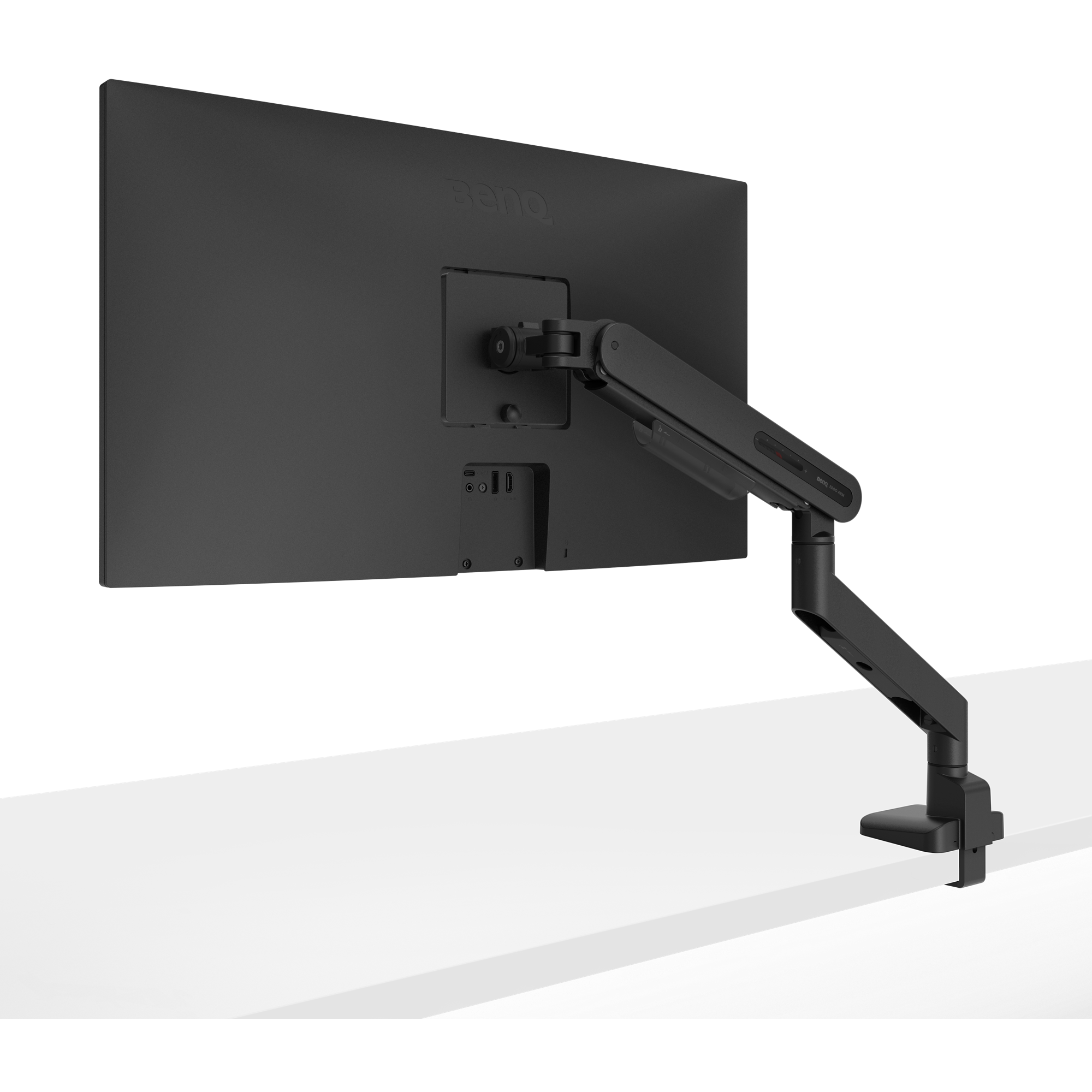 A large main feature product image of BenQ Light Ergo Monitor Arm - BSL01
