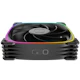 A small tile product image of Geometric Future Squama 3003 Reverse - 120x30mm ARGB Performance PWM Fan 3-Pack (Black)