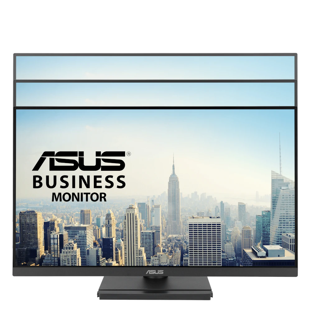 A large main feature product image of ASUS VA249QGS 23.8" 1080p 120Hz 1ms IPS Business Monitor