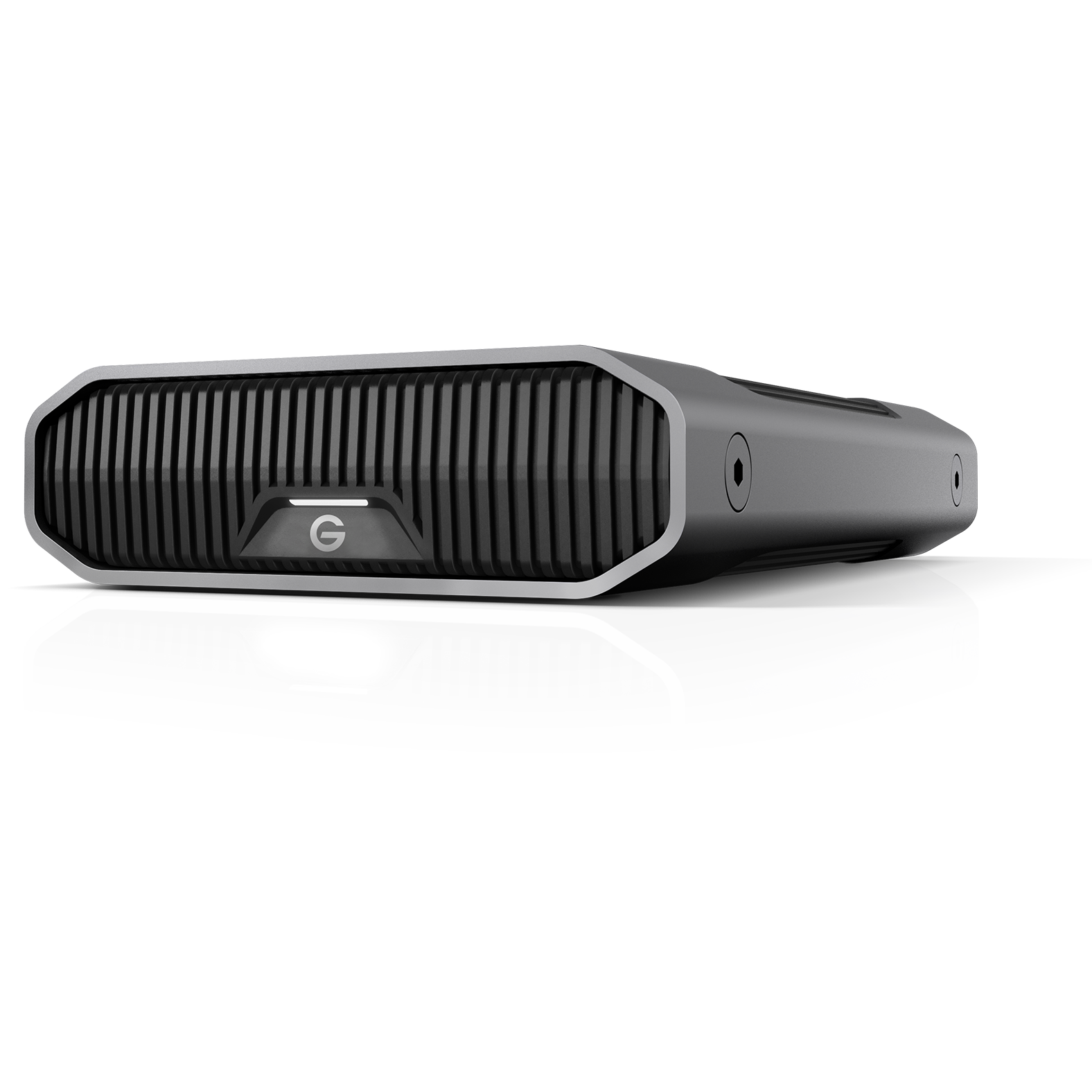 A large main feature product image of WD G-DRIVE 6TB USB-C External Hard Drive