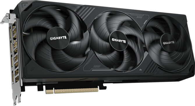 A large main feature product image of Gigabyte GeForce RTX 5080 WINDFORCE OC V2 SFF 16GB GDDR7