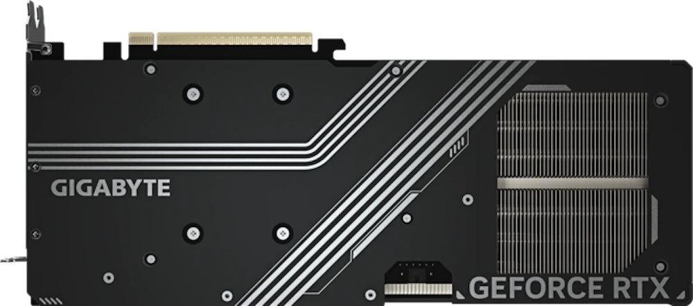 A large main feature product image of Gigabyte GeForce RTX 5080 Windforce OC V2 SFF 16GB GDDR7