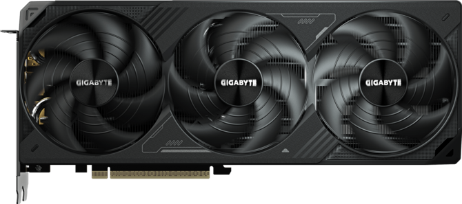 A large main feature product image of Gigabyte GeForce RTX 5080 WINDFORCE OC V2 SFF 16GB GDDR7