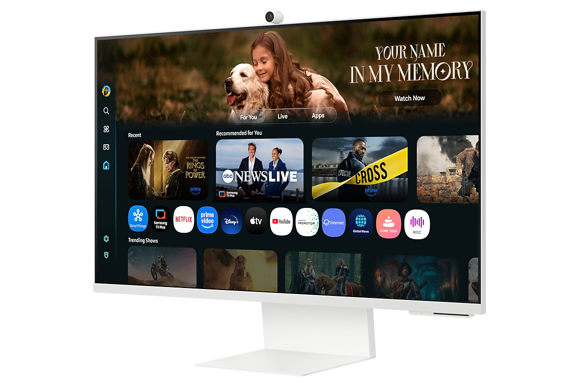 A large main feature product image of Samsung Smart Monitor M8 M80F - 32" 4K 60Hz 4ms VA Smart Monitor