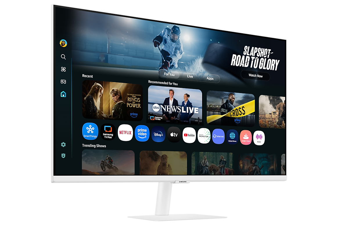 A large main feature product image of Samsung Smart Monitor M7 M70F - 32" 4K 60Hz 4ms VA Smart Monitor