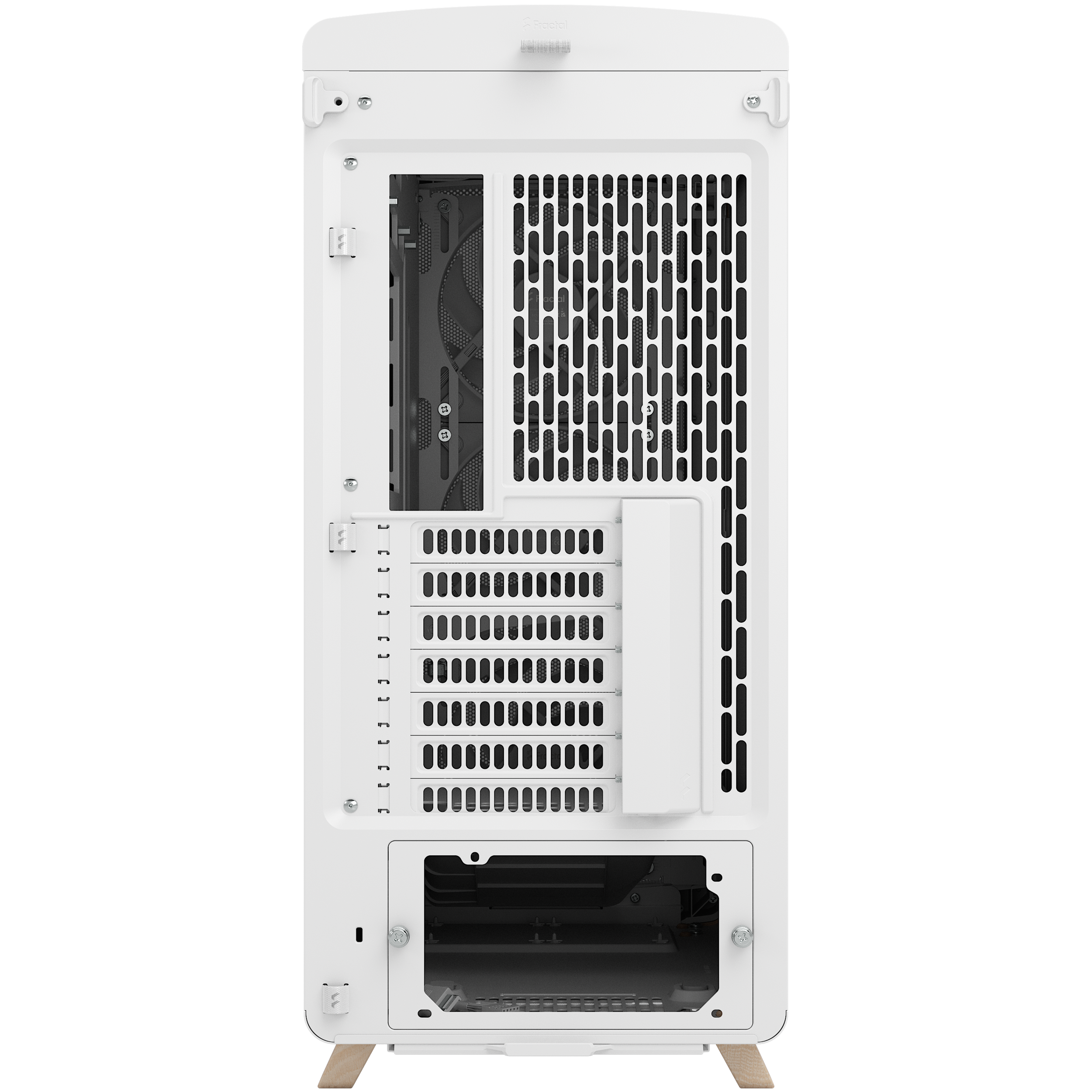 A large main feature product image of Fractal Design Summit Solid Full Tower Case (Chalk White)
