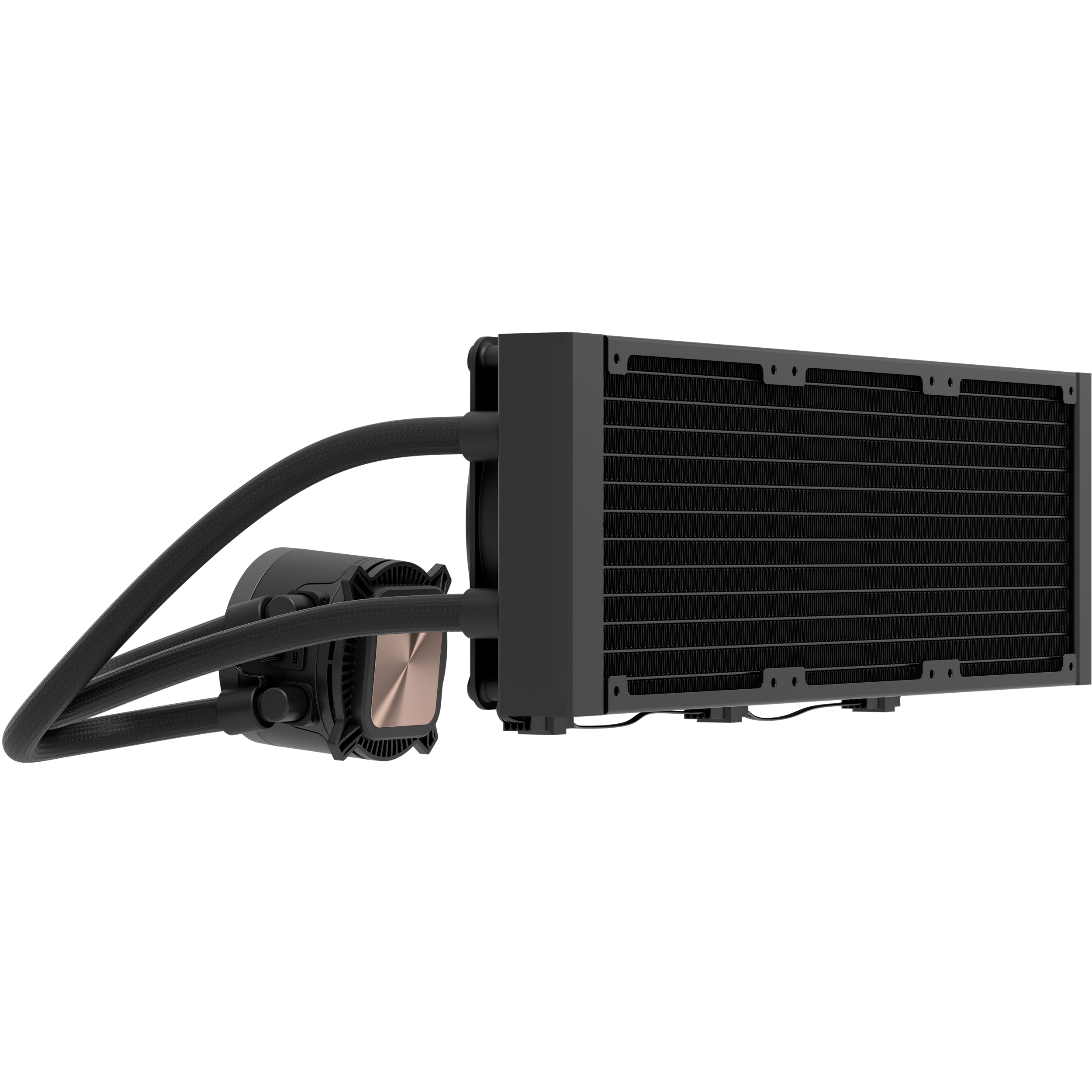 A large main feature product image of Fractal Design Radius 360mm AIO Liquid CPU Cooler (Black)