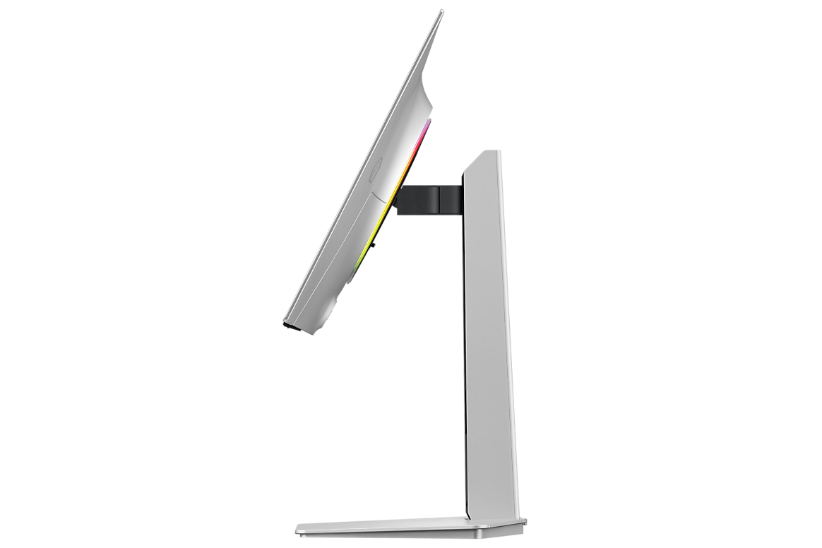 A large main feature product image of Samsung Odyssey OLED G8 G80SH - 27" 4K 240Hz 0.03ms QD-OLED Gaming Monitor