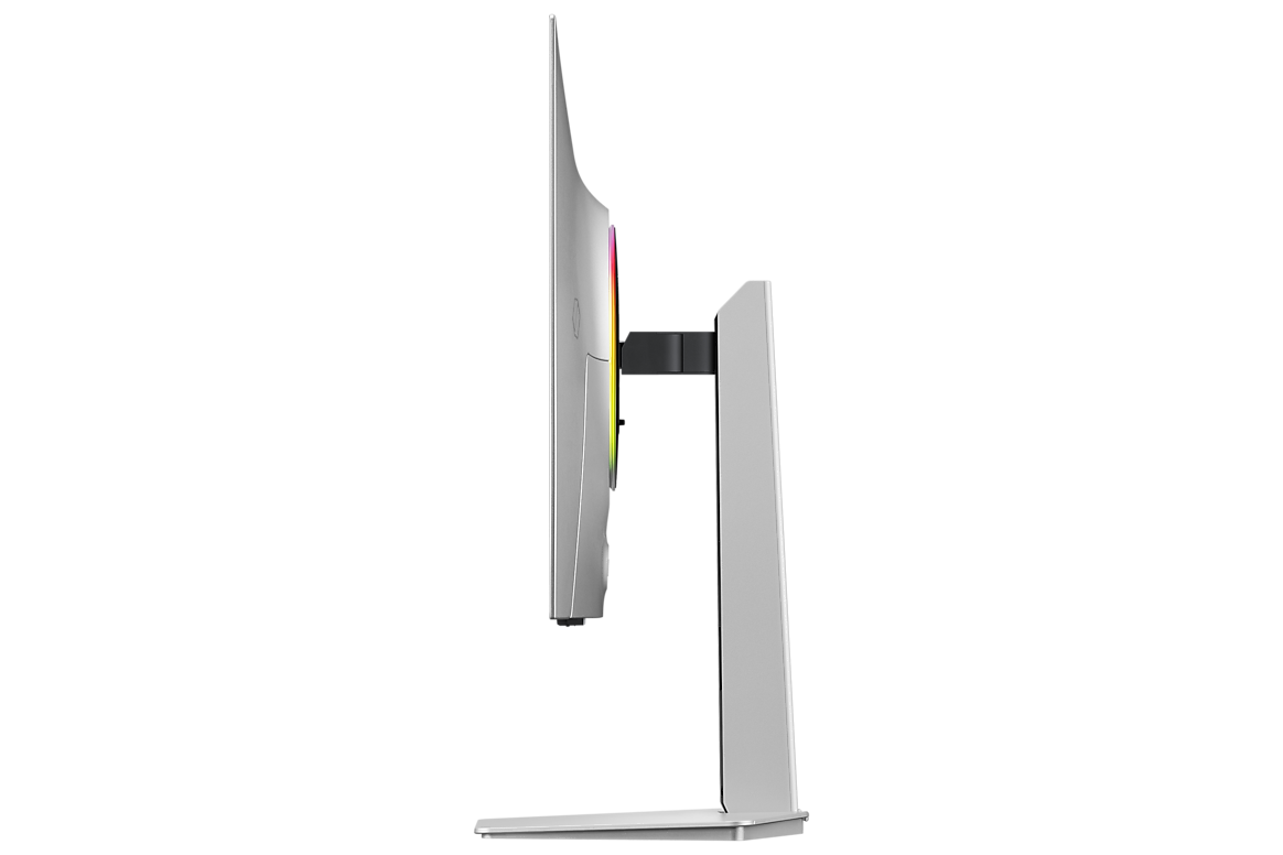 A large main feature product image of Samsung Odyssey OLED G8 G80SH - 32" 4K 240Hz 0.03ms QD-OLED Gaming Monitor