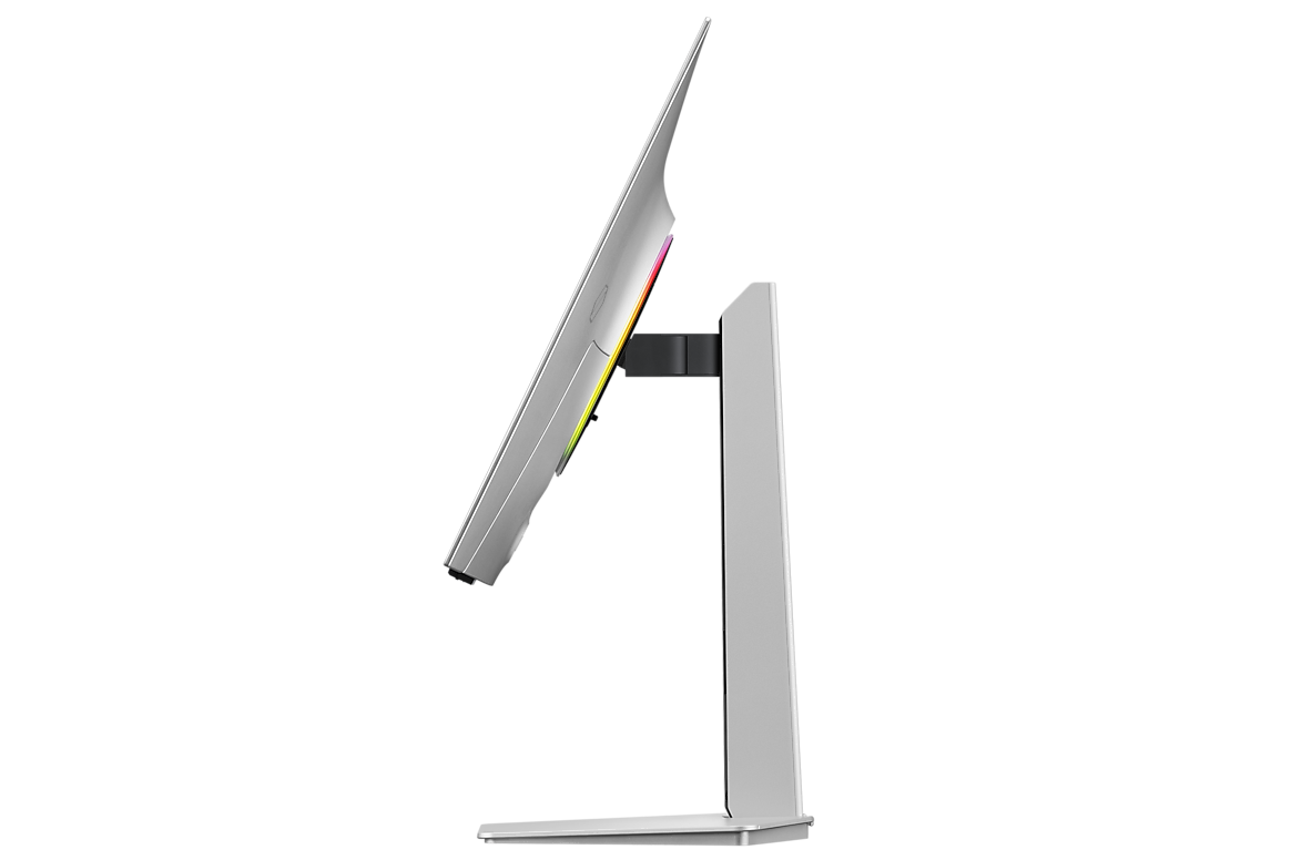 A large main feature product image of Samsung Odyssey OLED G8 G80SH - 32" 4K 240Hz 0.03ms QD-OLED Gaming Monitor