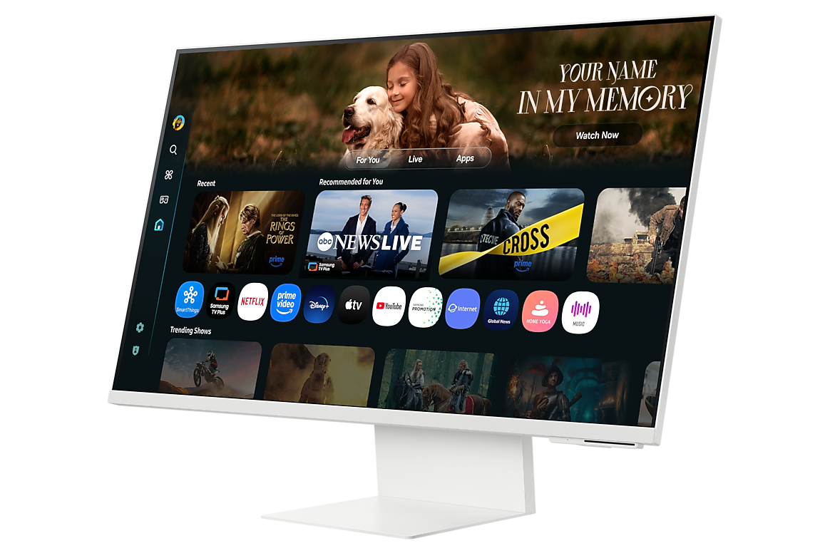 A large main feature product image of Samsung Smart Monitor M8 M80F - 32" 4K 60Hz 4ms VA Smart Monitor