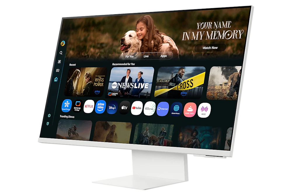 A large main feature product image of Samsung Smart Monitor M8 M80F - 32" 4K 60Hz 4ms VA Smart Monitor