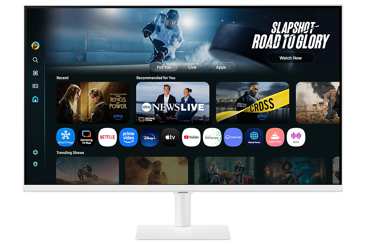 A large main feature product image of Samsung Smart Monitor M7 M70F - 32" 4K 60Hz 4ms VA Smart Monitor
