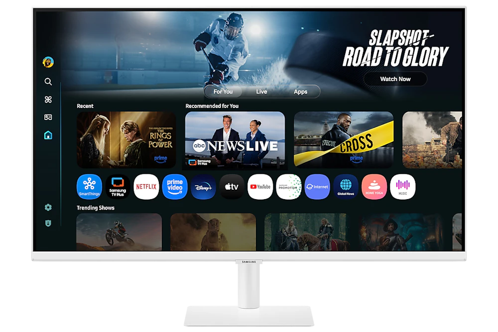 A large main feature product image of Samsung Smart Monitor M7 M70F - 32" 4K 60Hz 4ms VA Smart Monitor