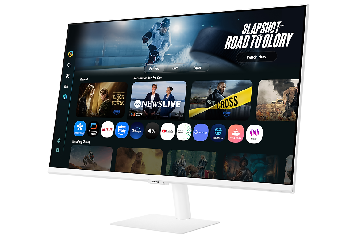 A large main feature product image of Samsung Smart Monitor M7 M70F - 32" 4K 60Hz 4ms VA Smart Monitor
