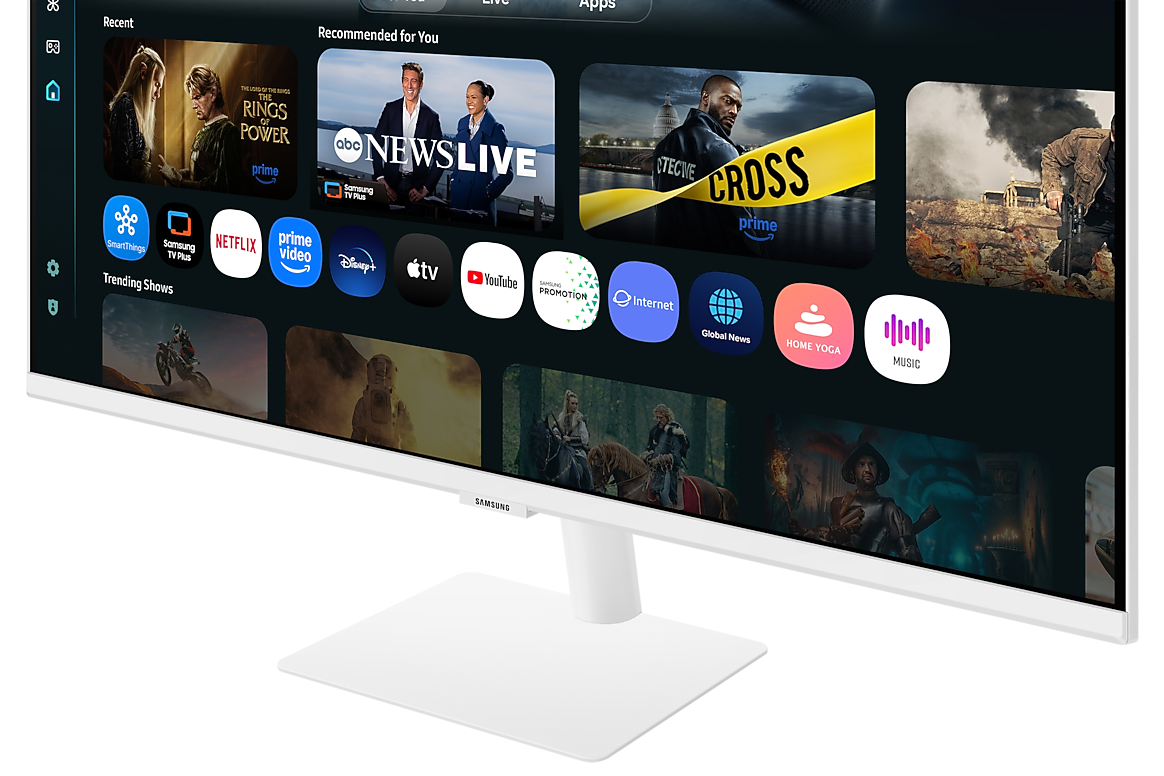 A large main feature product image of Samsung Smart Monitor M7 M70F - 32" 4K 60Hz 4ms VA Smart Monitor