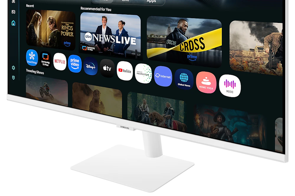 A large main feature product image of Samsung Smart Monitor M7 M70F - 32" 4K 60Hz 4ms VA Smart Monitor