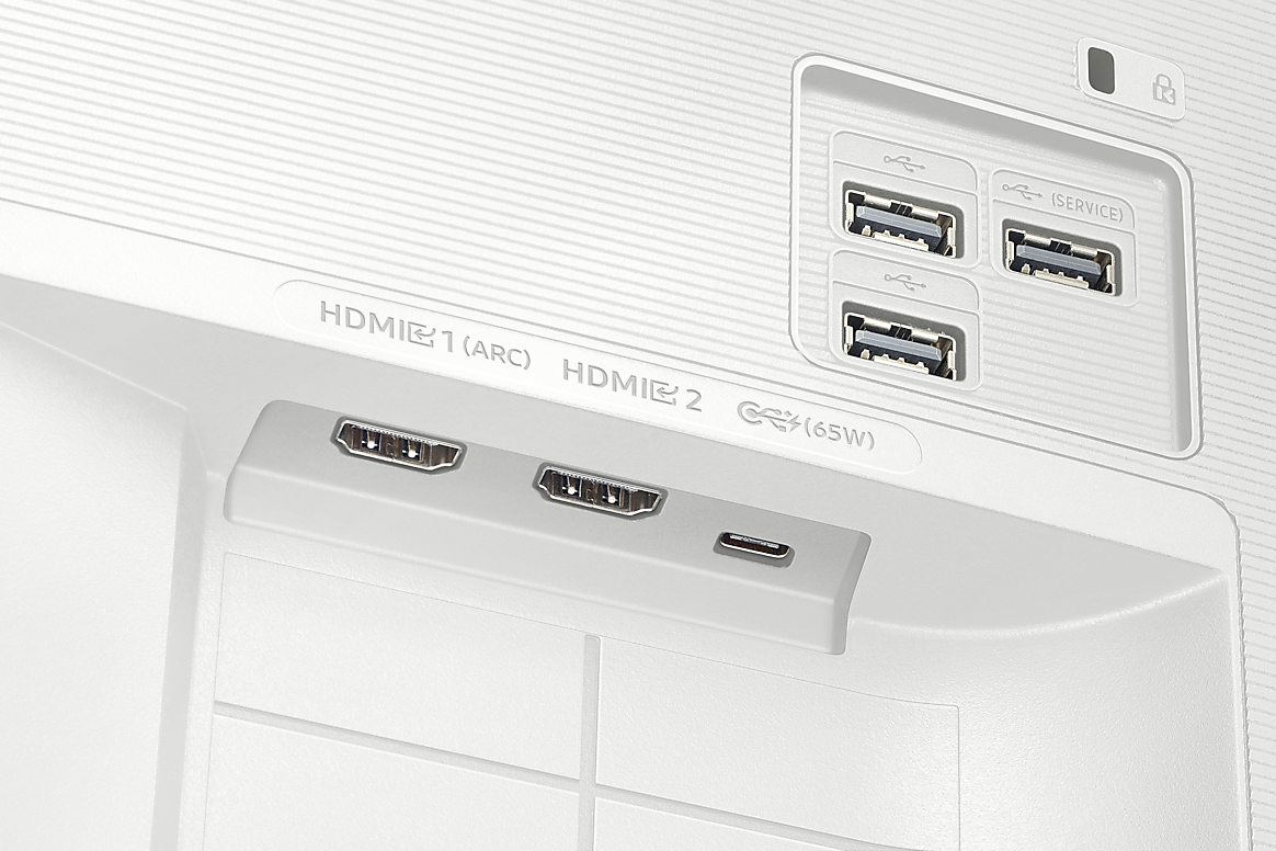 A large main feature product image of Samsung Smart Monitor M7 M70F - 32" 4K 60Hz 4ms VA Smart Monitor
