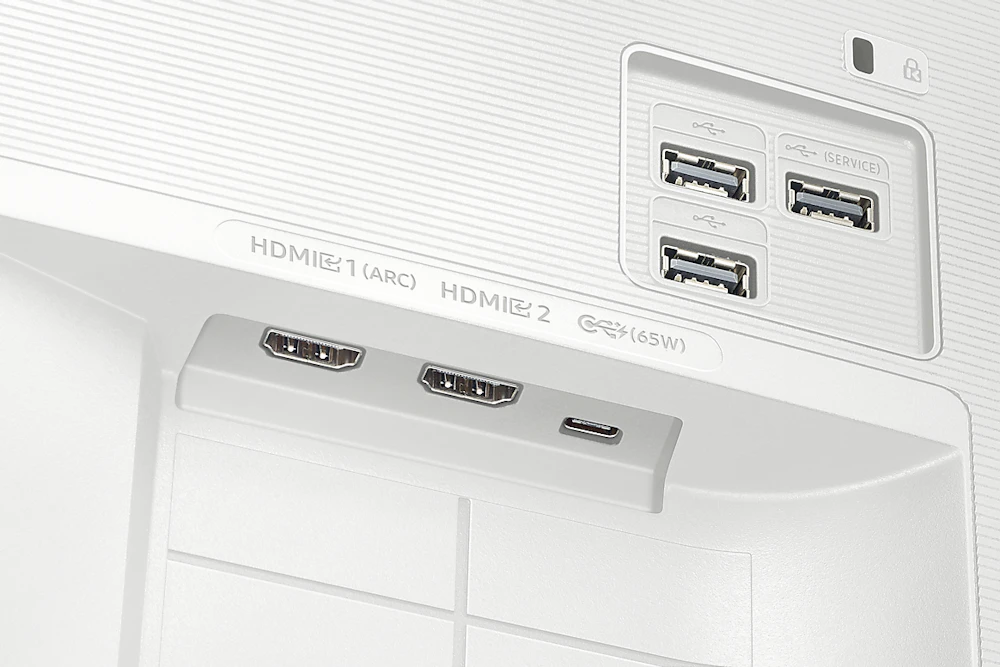 A large main feature product image of Samsung Smart Monitor M7 M70F - 32" 4K 60Hz 4ms VA Smart Monitor