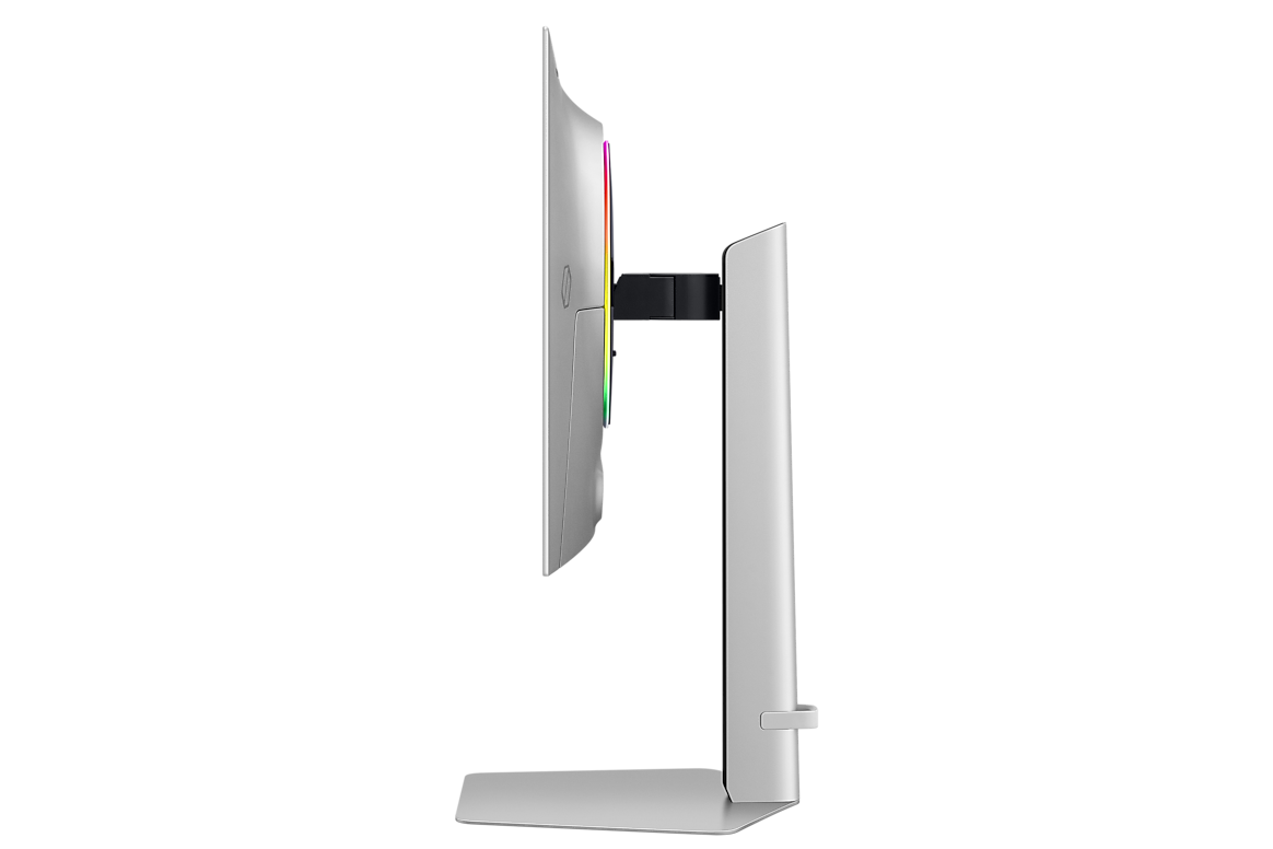 A large main feature product image of Samsung Odyssey OLED G6 G60SD - 27" 1440p 360Hz 0.03ms OLED Gaming Monitor