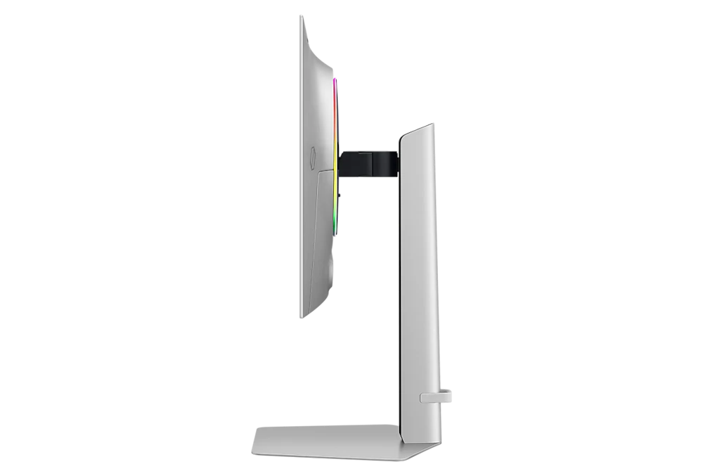 A large main feature product image of Samsung Odyssey OLED G6 G60SD - 27" 1440p 360Hz 0.03ms OLED Gaming Monitor