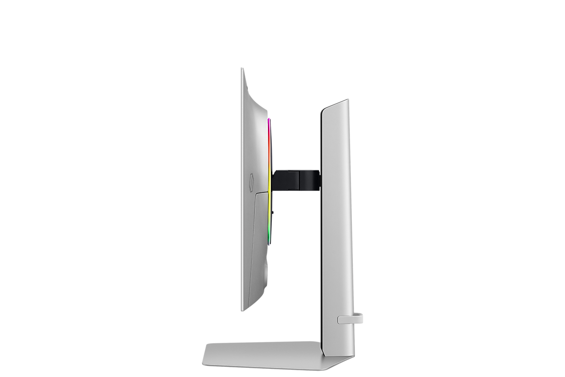 A large main feature product image of Samsung Odyssey OLED G6 G60SD - 27" 1440p 360Hz 0.03ms OLED Gaming Monitor