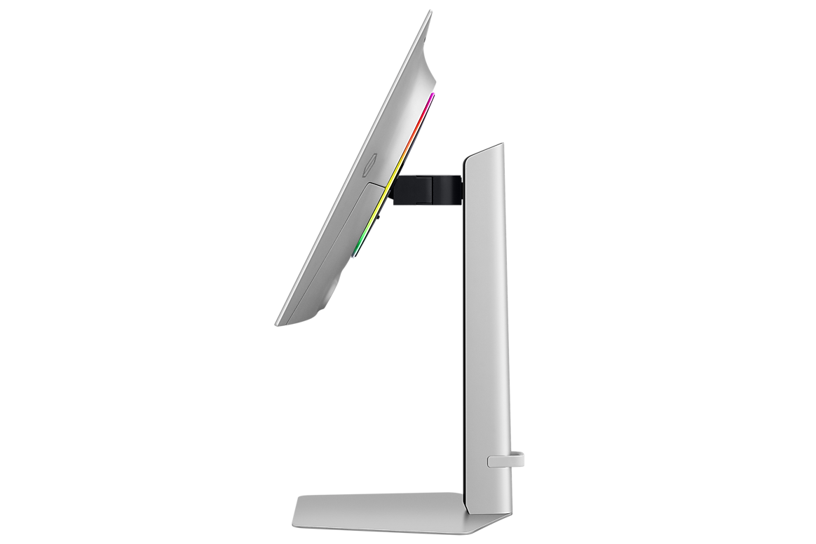 A large main feature product image of Samsung Odyssey OLED G6 G60SD - 27" 1440p 360Hz 0.03ms OLED Gaming Monitor