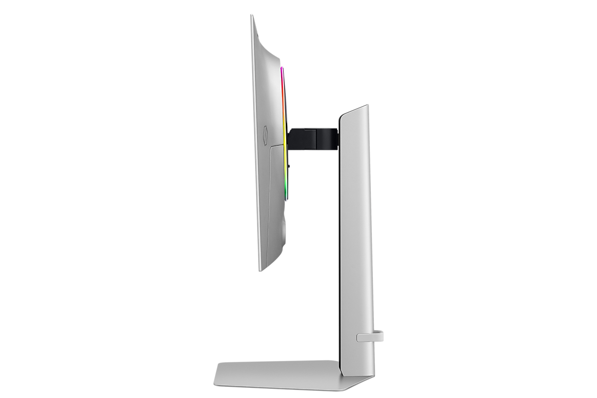 A large main feature product image of Samsung Odyssey OLED G6 G60SD - 27" 1440p 360Hz 0.03ms OLED Gaming Monitor