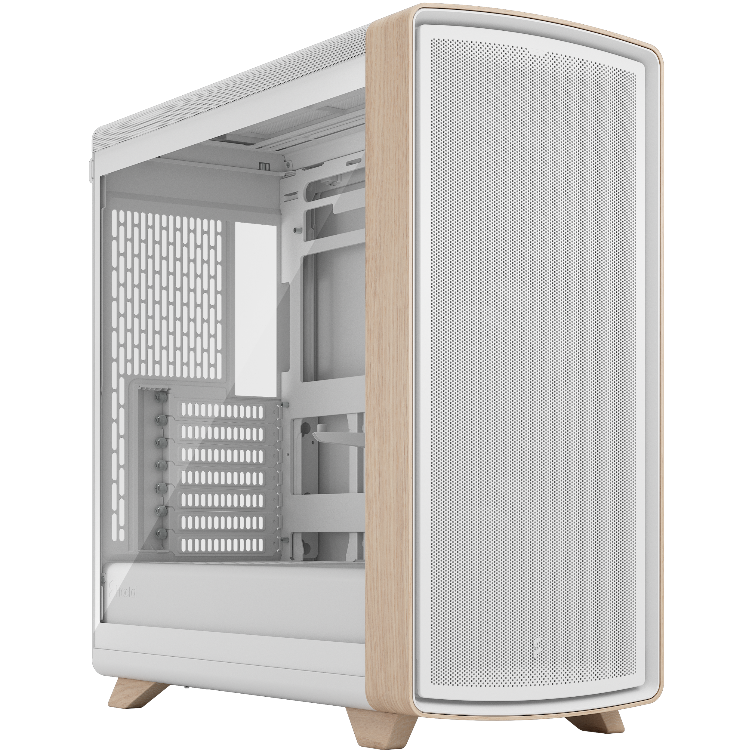 A large main feature product image of Fractal Design Summit TG Full Tower Case (Chalk White)