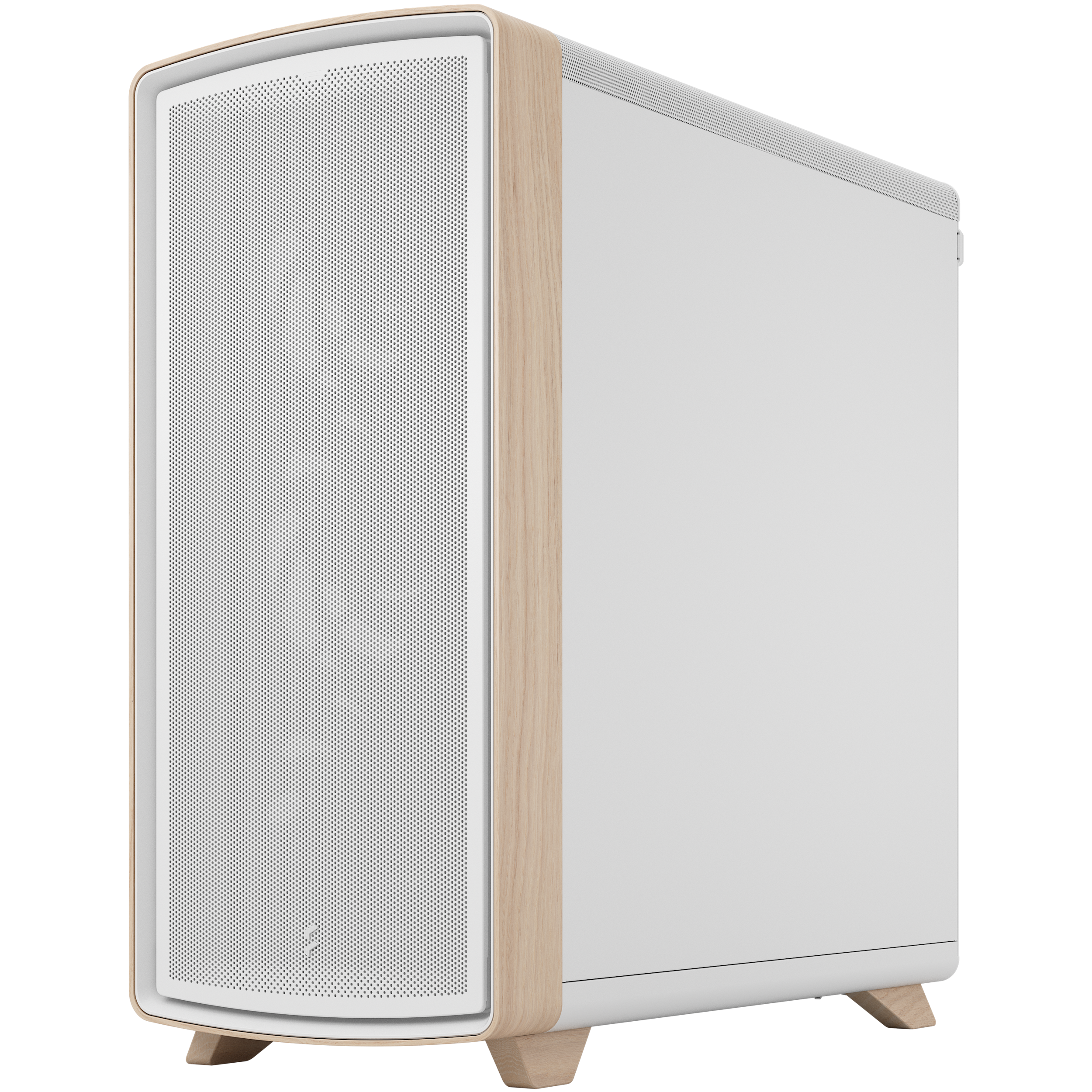 A large main feature product image of Fractal Design Summit TG Full Tower Case (Chalk White)