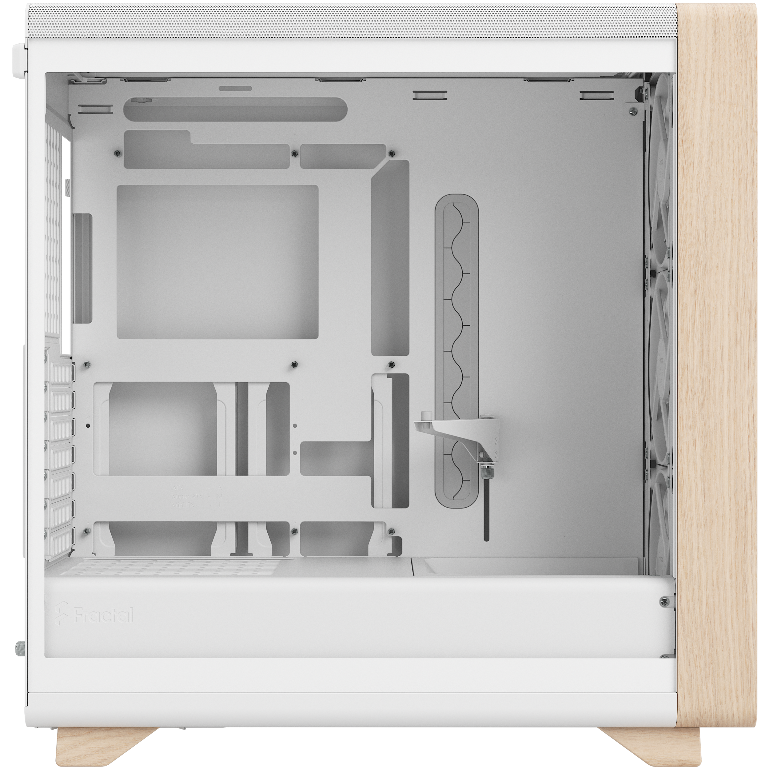 A large main feature product image of Fractal Design Summit TG Full Tower Case (Chalk White)