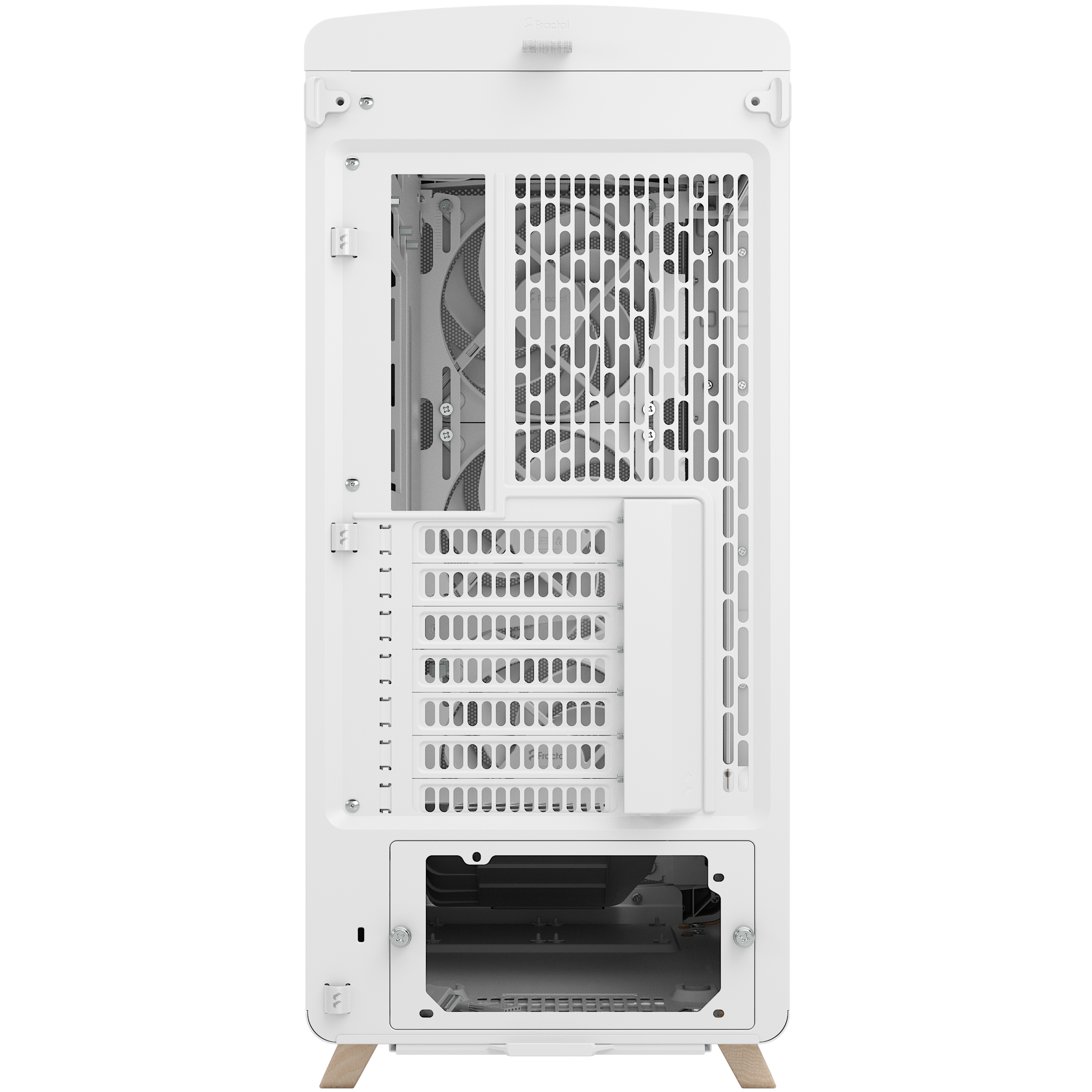 A large main feature product image of Fractal Design Summit TG Full Tower Case (Chalk White)