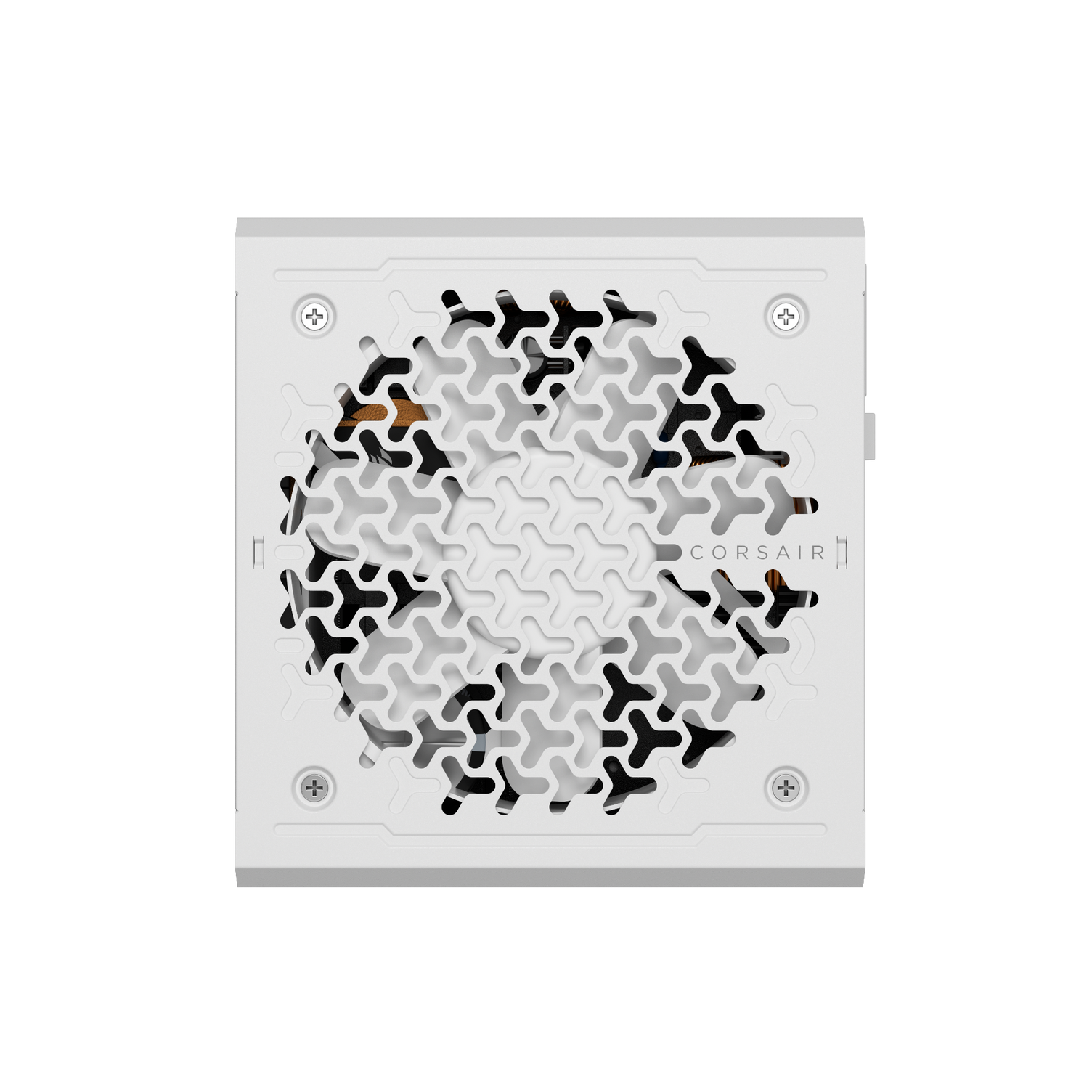 A large main feature product image of EX-DEMO Corsair RM750e - 750W Gold ATX 3.1 Modular PSU (White)