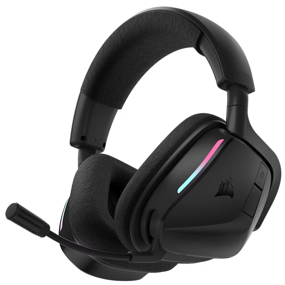 A large main feature product image of EX-DEMO Corsair VOID WIRELESS v2 Gaming Headset (Carbon)