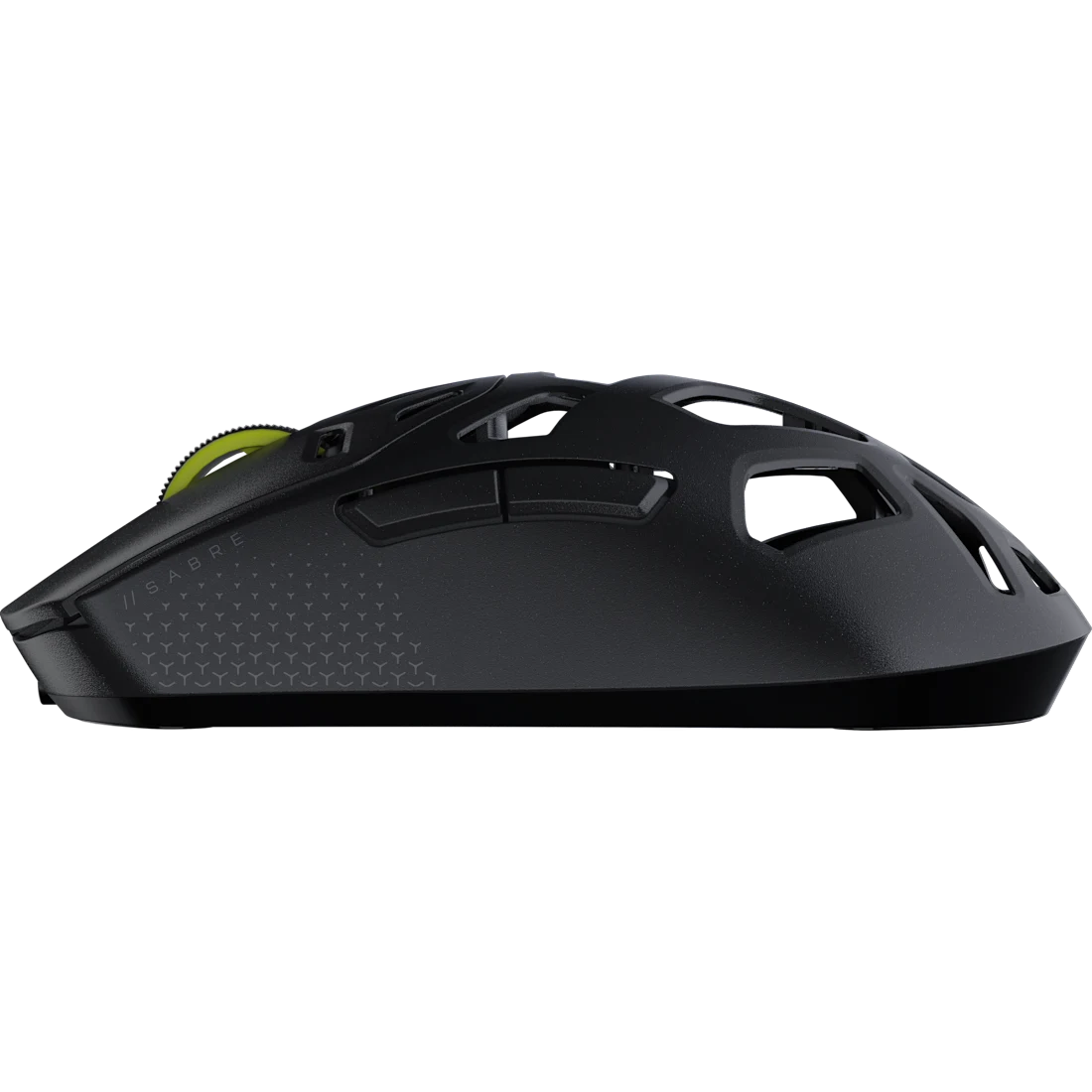 A large main feature product image of EX-DEMO Corsair SABRE v2 PRO WIRELESS MG Gaming Mouse (Black)