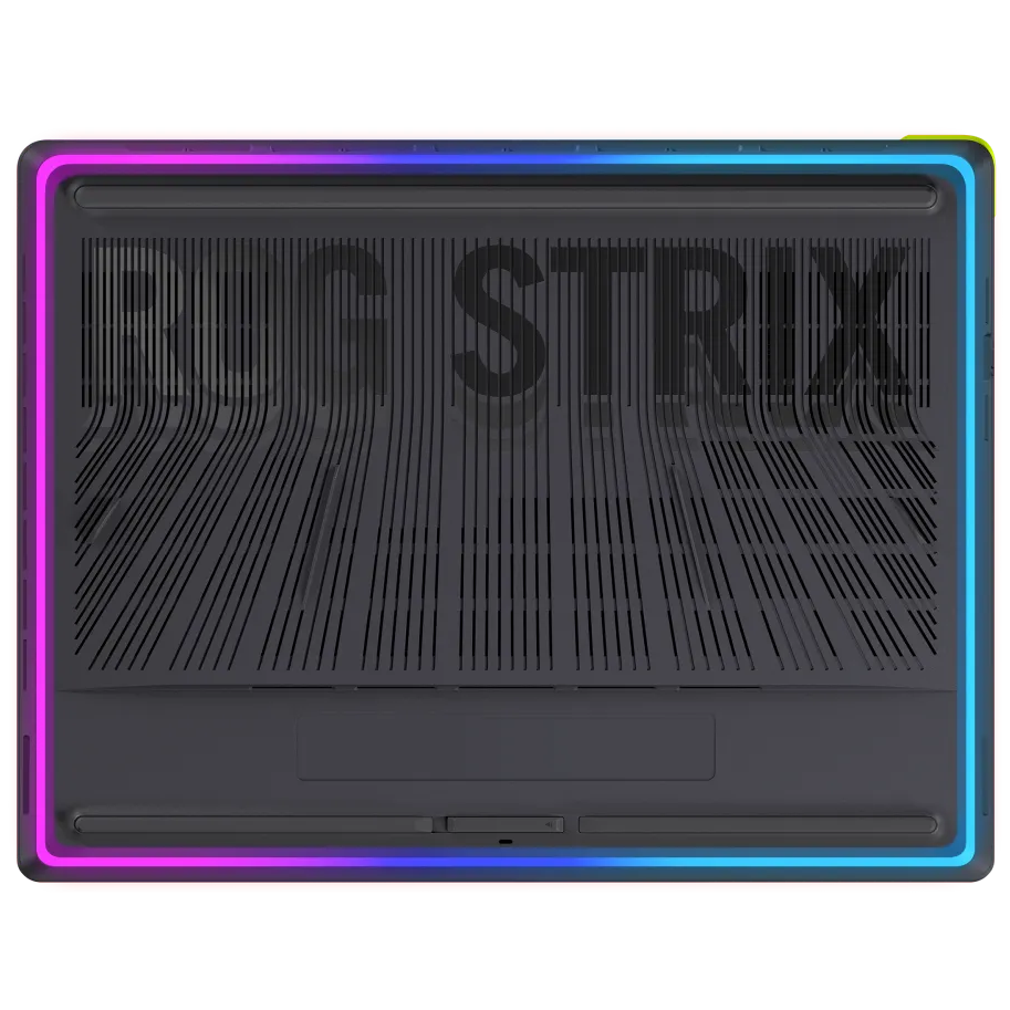 A large main feature product image of ASUS ROG Strix G16 (G615) - 16" 2.5K 300Hz, Core Ultra 9 290HX Plus, RTX 5070, 16GB/1TB - Win 11 Gaming Notebook