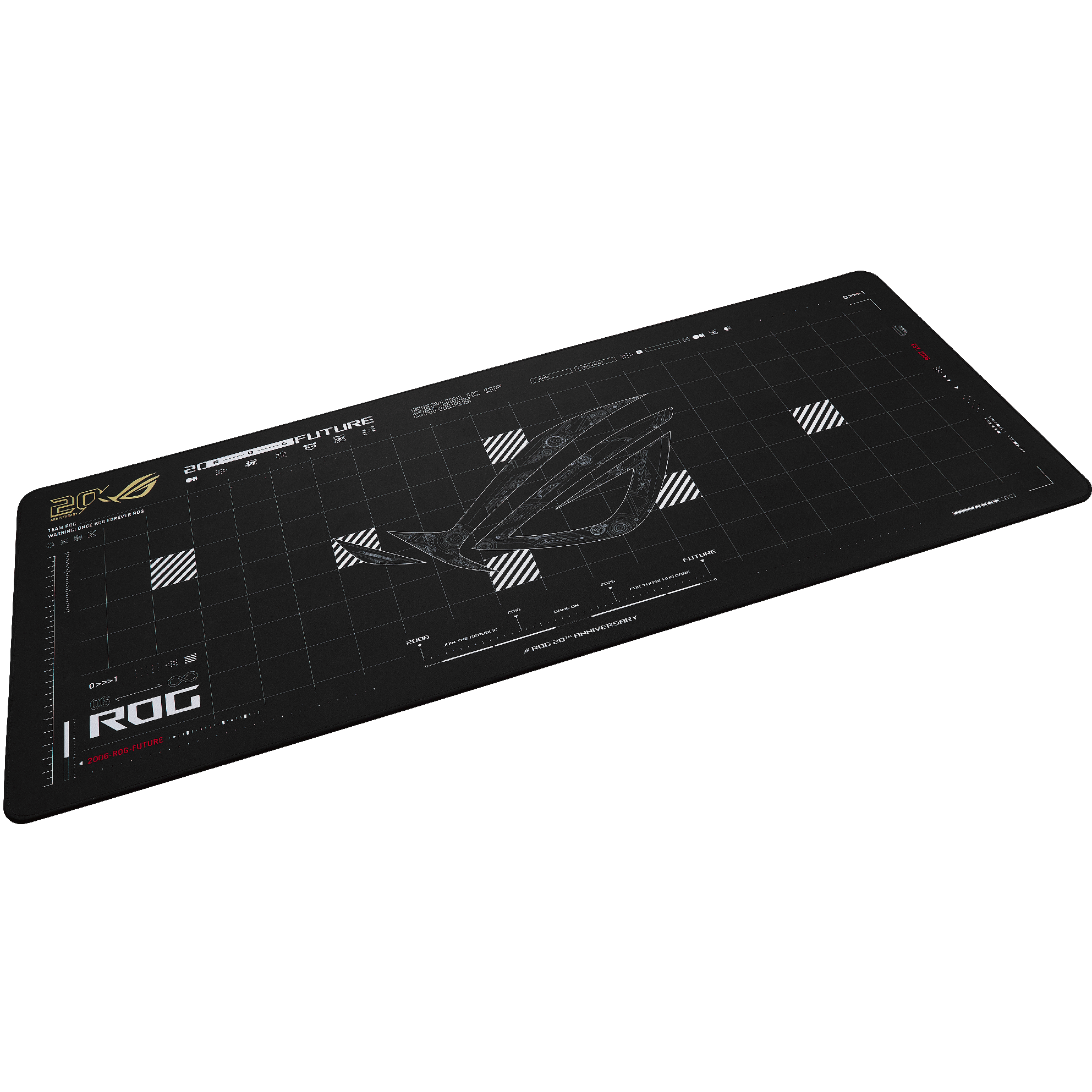 A large main feature product image of ASUS ROG Scabbard II XXL Gaming Mousepad - Edition 20