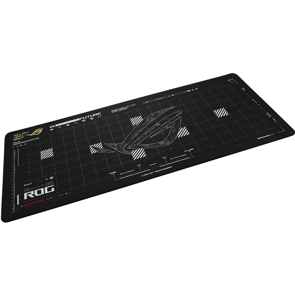 A large main feature product image of ASUS ROG Scabbard II XXL Gaming Mousepad - Edition 20
