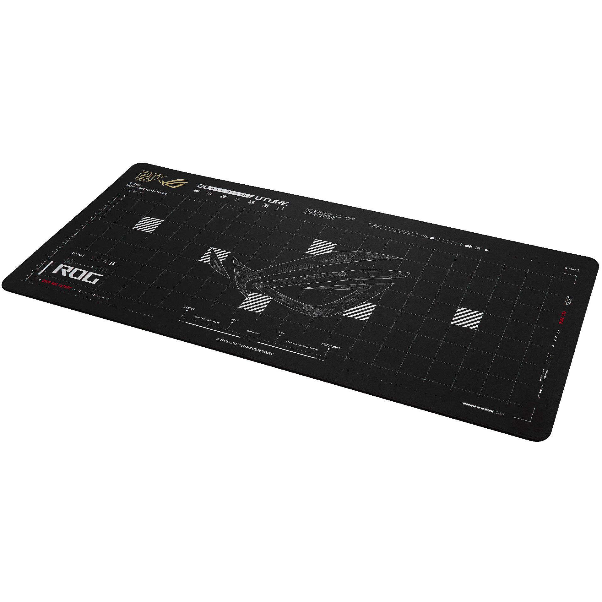 A large main feature product image of ASUS ROG Scabbard II XXL Gaming Mousepad - Edition 20