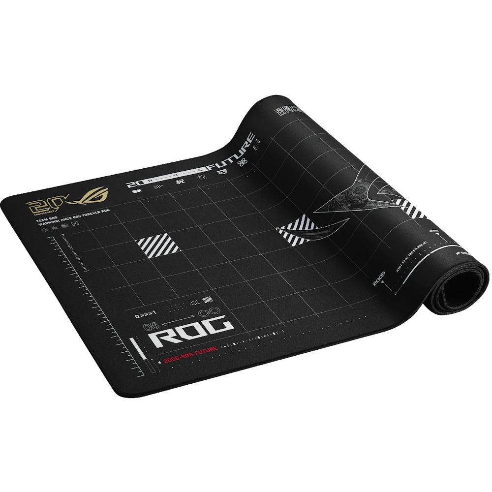 A large main feature product image of ASUS ROG Scabbard II XXL Gaming Mousepad - Edition 20