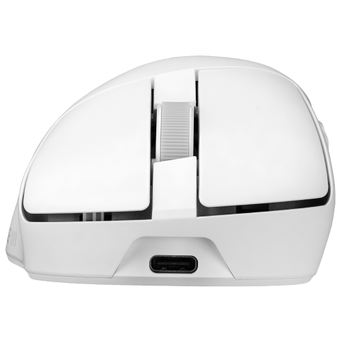 A large main feature product image of ASUS ROG Gladius IV Ace Gaming Mouse - White